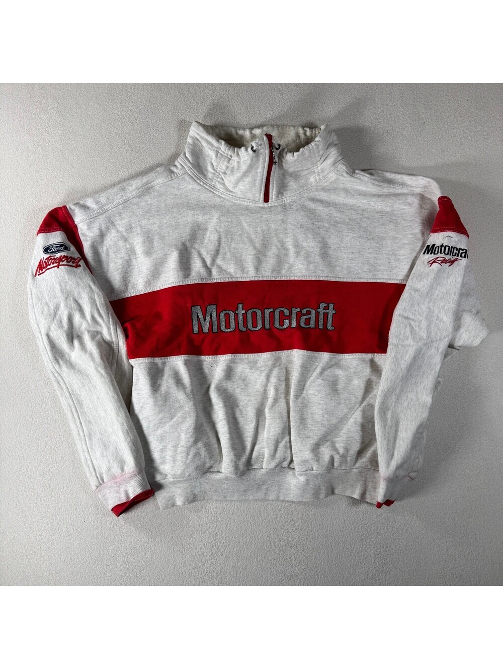 Vintage 90s Ford Motorcraft Racing Pullover Sweatshirt Large